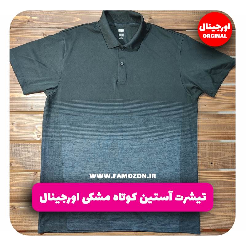 تیشرت آستین کوتاه مشکی اورجینال