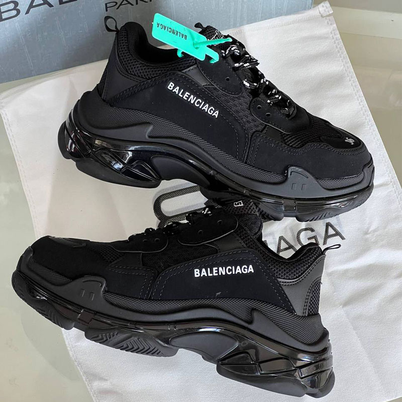 کفش کتونی دخترانه برند Balenciaga مشکی