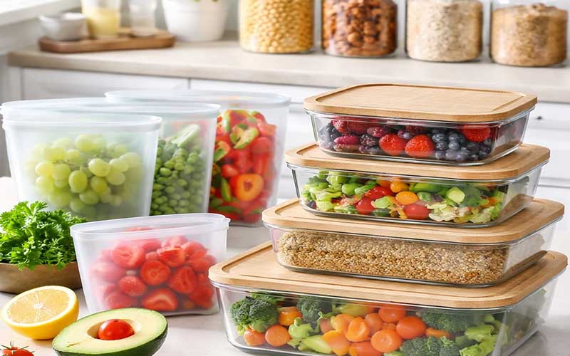 بهترین لوازم برای نگهداری مواد غذایی
