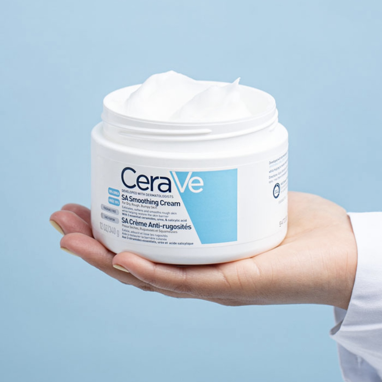 کرم مرطوب کننده قوی SA UREA 10% حجم 340 میلی لیتر سراوی CeraVe