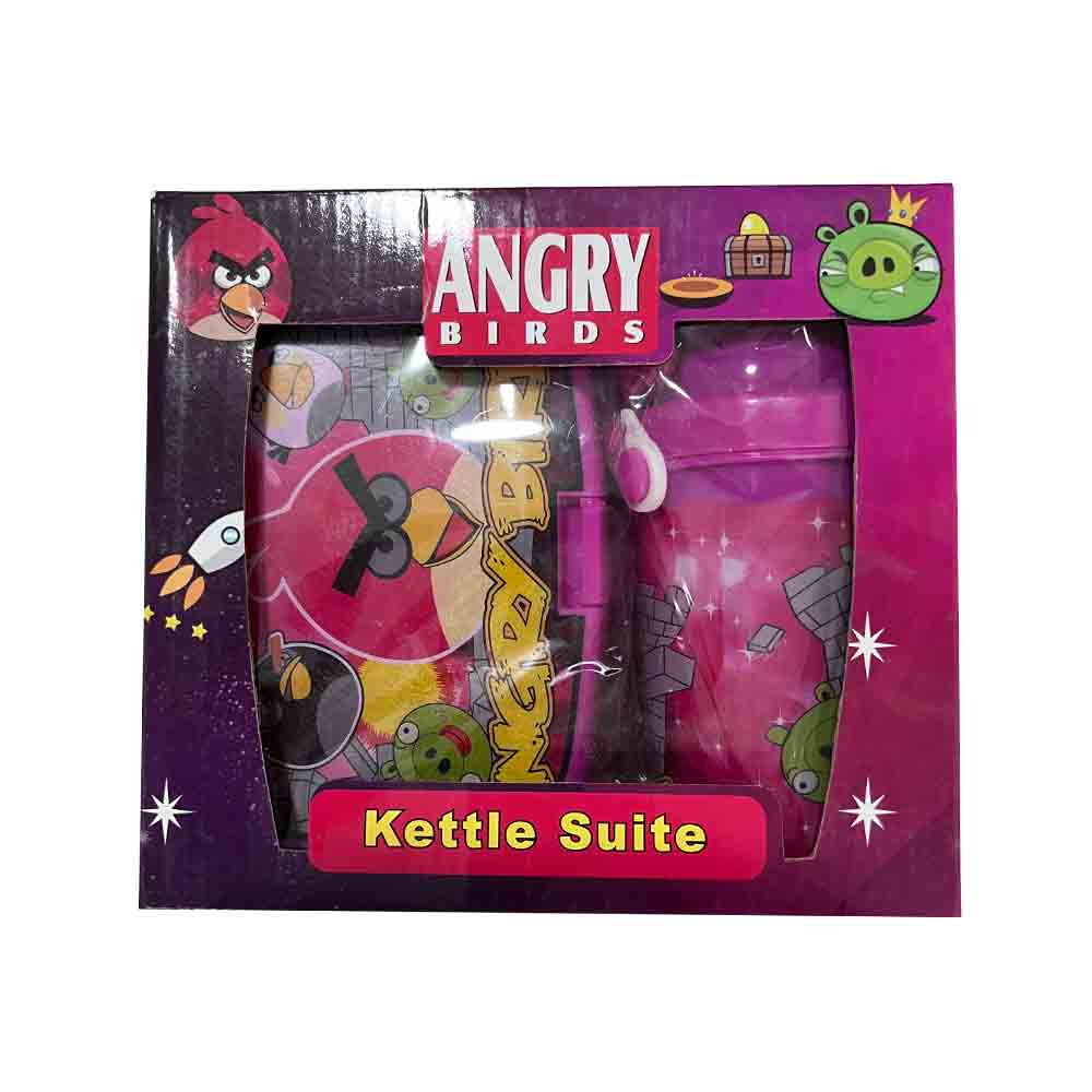 ست ظرف غذا و قمقمه Angry birds